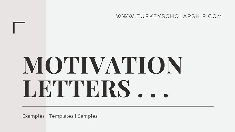 Motivation Letter - Letter of Motivation template