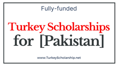 Turkey Government Scholarships for Pakistan