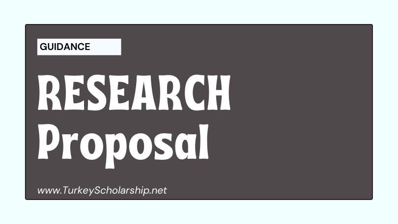 Research Proposal for Turkish Government Scholarships